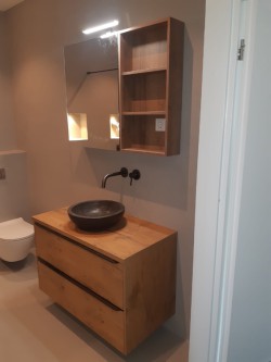 Badkamermeubel plaatsen